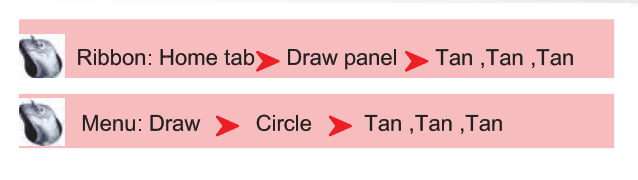 دستور circle در اتوکد