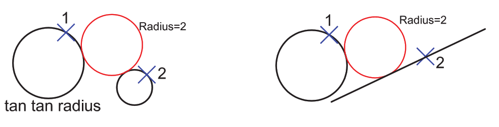 دستور دایره در اتوکد