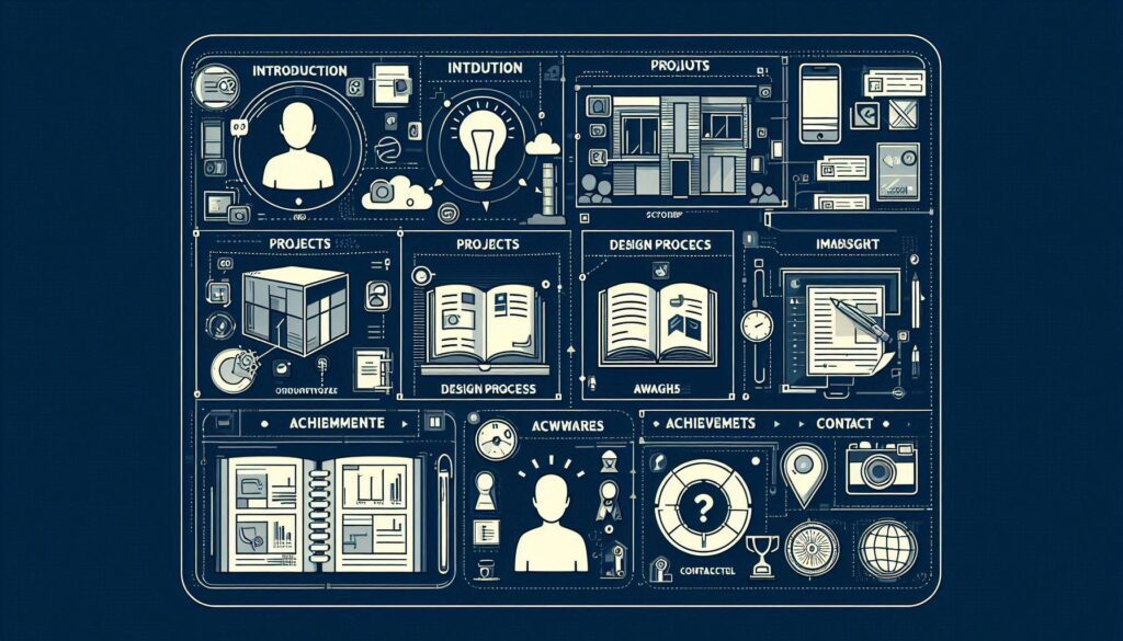 پورتفولیو معماری شامل چه بخش هایی میباشد
