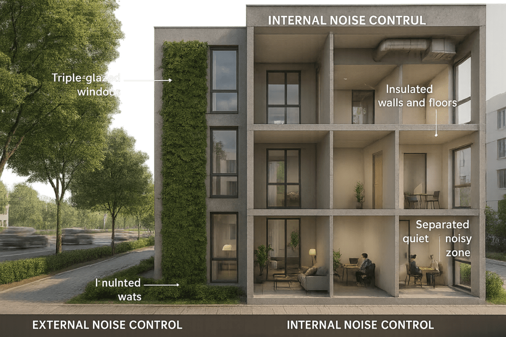 ضوابط کنترل نوفه در ساختمان‌ها