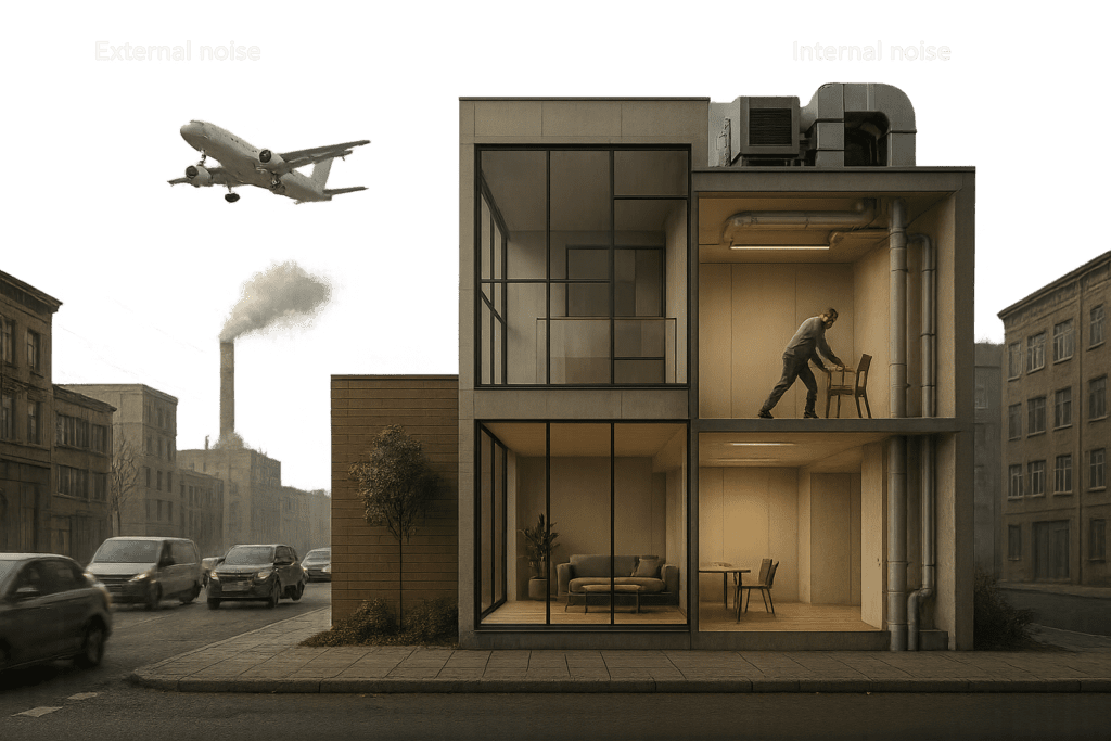 Noise sources in buildings