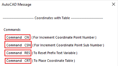 دستورات لیسپ coordinate all