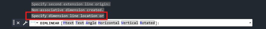 Performing dimensioning with the DIMLINEAR command 3