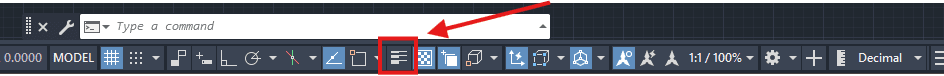 Line thickness settings in AutoCAD 5