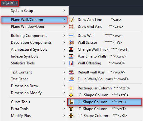 آموزش دستور ستون (Column) در YQArch