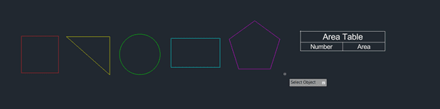 Lisp calculates and inserts area in AutoCAD 6