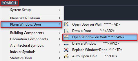 Window drawing in YQArch plugin 9